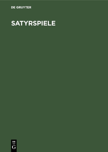 Бумажная книга «Satyrspiele: Bilder griechischer Vasen», автор Фрэнк Броммер - фото №1