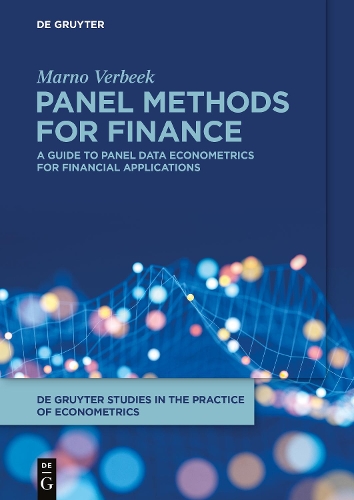Бумажная книга «Panel Methods for Finance: A Guide to Panel Data Econometrics for Financial Applications», автор Марно Вербик - фото №1