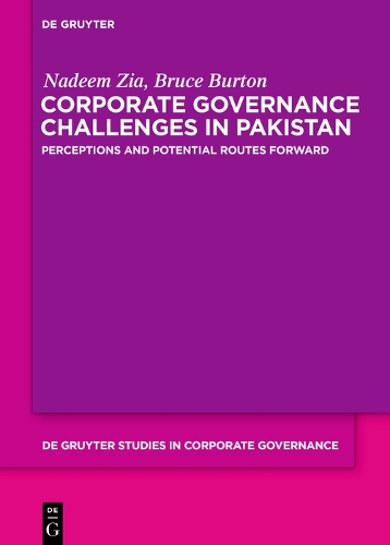Паперова книга «Corporate Governance Challenges in Pakistan: Perceptions and Potential Routes Forward», авторів Брюс Бертон, Надім Зія - фото №1