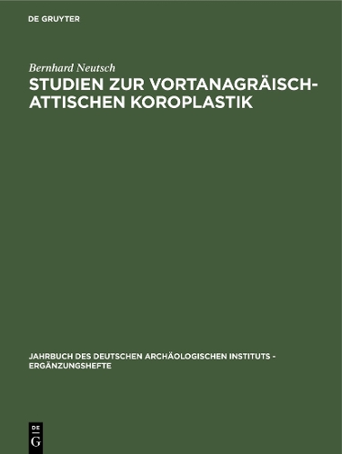 Паперова книга «Studien zur vortanagräisch-attischen Koroplastik», автор Бернхард Нойч - фото №1