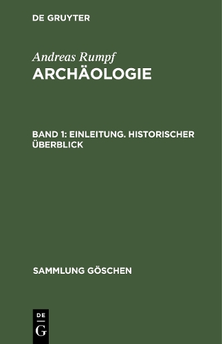Бумажная книга «Einleitung. Historischer Überblick», автор Андреас Румпф - фото №1