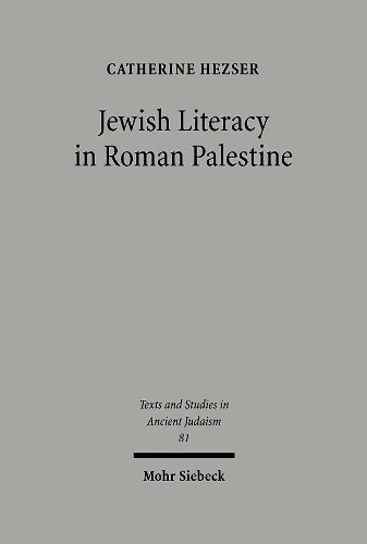 Бумажная книга «Jewish Literacy in Roman Palestine», автор Кэтрин Хеззер - фото №1