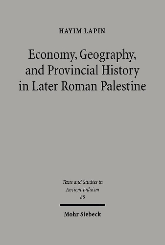 Бумажная книга «Economy, Geography, and Provincial History in Later Roman Palestine», автор Хаим Лапин - фото №1