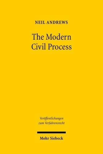 Бумажная книга «The Modern Civil Process: Judicial and Alternative Forms of Dispute Resolution in England», автор Нил Эндрюс - фото №1