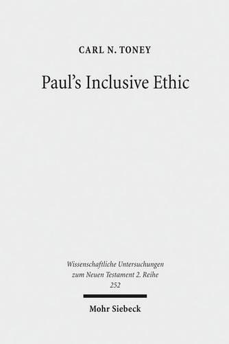Бумажная книга «Paul's Inclusive Ethic: Resolving Community Conflicts and Promoting Mission in Romans 14-15», автор Карл Н. Тони - фото №1