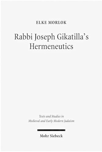 Бумажная книга «Rabbi Joseph Gikatilla's Hermeneutics», автор Эльке Морлок - фото №1