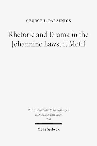 Паперова книга «Rhetoric and Drama in the Johannine Lawsuit Motif», автор Джордж Л. Парсеніос - фото №1