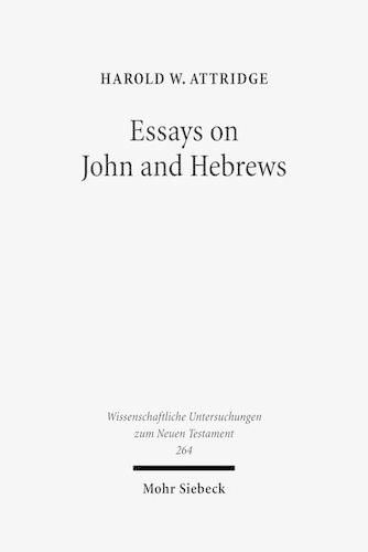 Паперова книга «Essays on John and Hebrews», автор Гарольд В. Еттрідж - фото №1