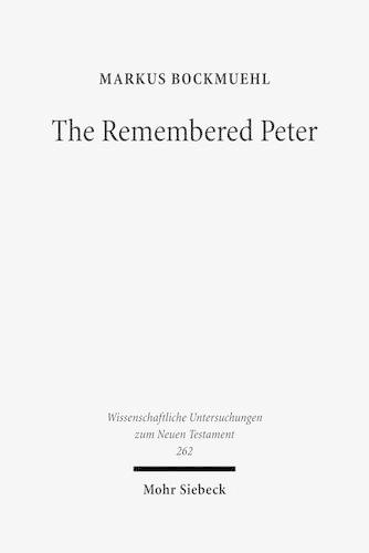 Паперова книга «The Remembered Peter: in Ancient Reception and Modern Debate», автор Маркус Бокмуль - фото №1