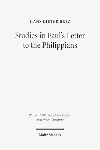 Бумажная книга «Studies in Paul's Letter to the Philippians», автор Ханс Дитер Бетц - фото №1