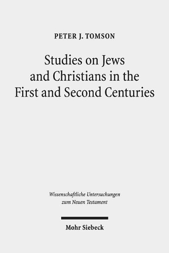 Паперова книга «Studies on Jews and Christians in the First and Second Centuries», автор Пітер Дж. Томсон - фото №1