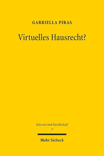 Бумажная книга «Virtuelles Hausrecht?: Kritik am Versuch der Beschränkung der Internetfreiheit», автор Габриэлла Пирас - фото №1