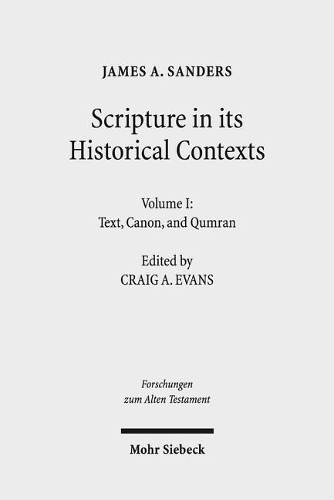 Паперова книга «Scripture in Its Historical Contexts: Volume I: Text, Canon, and Qumran», автор Джеймс А. Сандерс - фото №1