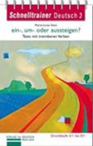 Бумажная книга «Schnelltrainer Deutsch, ein-, um- oder aussteigen?», автор Ренат Люшер - фото №1