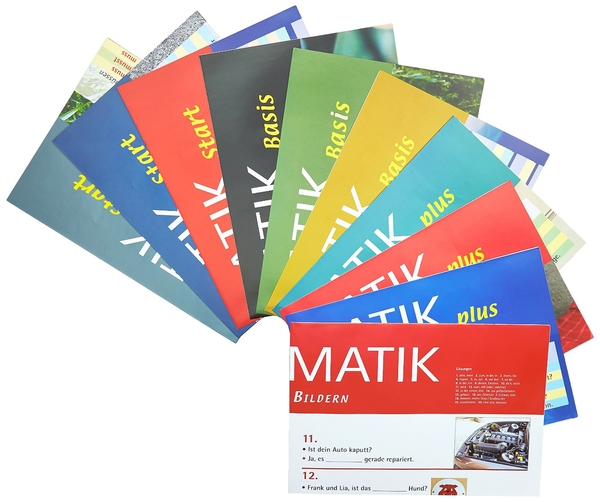 Паперова книга «Die Grammatik-Plakate A1–B1. Übungsheft und 10 Plakate», автор Ренате Люшер - фото №1
