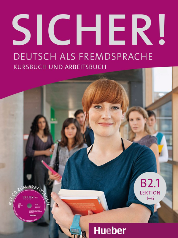 [object Object] «Sicher! Deutsch als Fremdsprache. Kursbuch und Arbeitsbuch B2.1 Lektion 1-6 (+ CD-ROM)», авторів Магдалена Матуссек, Міхаела Перлманн-Бальме, Сюзанна Швальб - фото №1