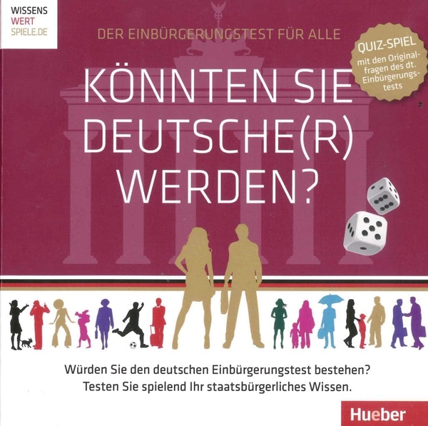 Бумажная книга «Könnten Sie Deutsche(r) werden?: Quiz-Spiel mit den Originalfragen des deutschen Einbürgerungstests», автор Клаудия Стрекель - фото №1