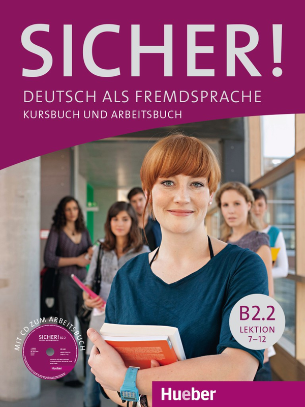 [object Object] «Sicher! Deutsch als Fremdsprache. Kursbuch und Arbeitsbuch B2.2 Lektion 7-12 (+ CD-ROM)», авторів Міхаела Перлманн-Бальме, Сюзанна Швальб, Маргарита Матусевич - фото №1