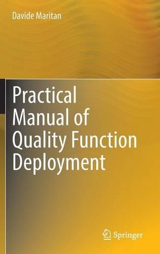 Паперова книга «Practical Manual of Quality Function Deployment», автор Давіде Марітан - фото №1