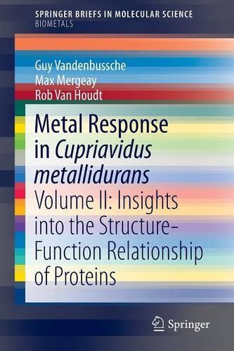 [object Object] «Metal Response in Cupriavidus metallidurans: Volume II: Insights into the Structure-Function Relationship of Proteins», авторів Гі Ванденбуш, Макс Мергей, Роб Ван Хоудт - фото №1