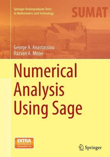 [object Object] «Numerical Analysis Using Sage», авторів Джордж А. Анастасіу, Разван А. Мезей - фото №1