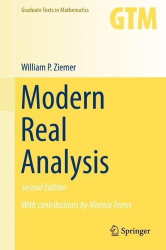 Паперова книга «Modern Real Analysis», автор Вільям П. Зімер - фото №1