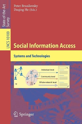 Бумажная книга «Social Information Access: Systems and Technologies» - фото №1