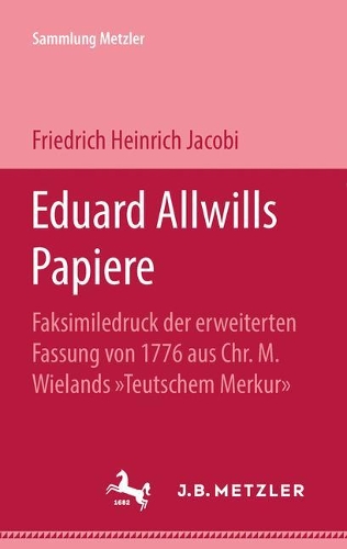 Бумажная книга «Eduard Allwills Papiere», автор Фридрих Генрих Якоби - фото №1