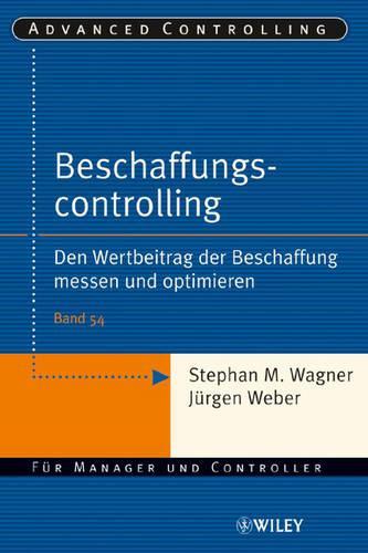 Паперова книга «Beschaffungscontrolling: Den Wertbeitrag der Beschaffung messen und optimieren», автор Юрген Вебер - фото №1