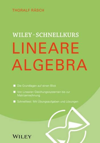 Бумажная книга «Wiley-Schnellkurs Lineare Algebra», автор Торальф Рэш - фото №1