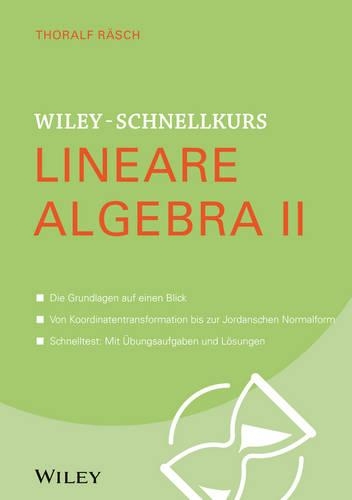 Бумажная книга «Wiley-Schnellkurs Lineare Algebra II», автор Торальф Рэш - фото №1
