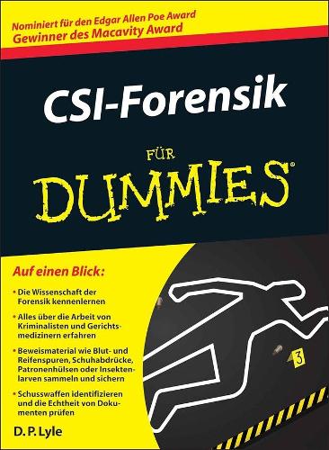Бумажная книга «CSI-Forensik für Dummies», автор Дуглас П. Лайл - фото №1