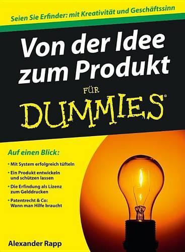 Паперова книга «Von der Idee zum Produkt für Dummies», автор Александр Рапп - фото №1