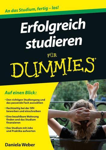 Паперова книга «Erfolgreich studieren fur Dummies», автор Даніела Вебер - фото №1