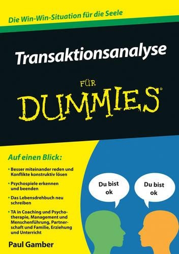 Паперова книга «Transaktionsanalyse für Dummies», автор Пол Гамбер - фото №1