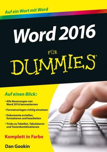 Бумажная книга «Word 2016 für Dummies», автор Дэн Гукин - фото №1