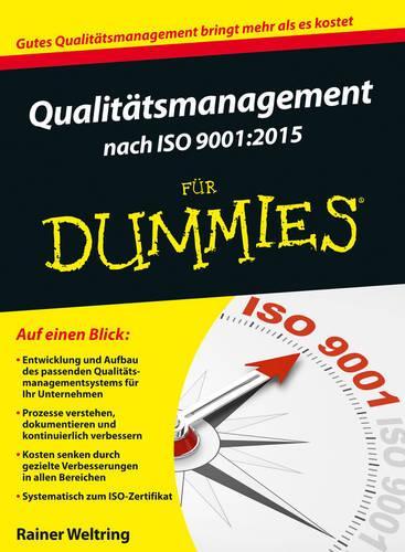 Паперова книга «Qualitätsmanagement nach ISO 9001-2015 für Dummies», автор Райнер Велтрінг - фото №1