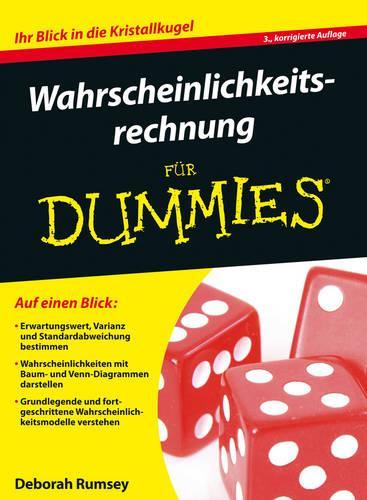 Бумажная книга «Wahrscheinlichkeitsrechnung für Dummies», автор Дебора Дж. Рамзи - фото №1