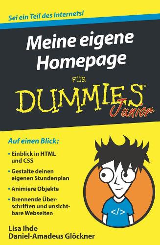 Бумажная книга «Meine eigene Homepage für Dummies Junior», автор Лиза Ихде - фото №1
