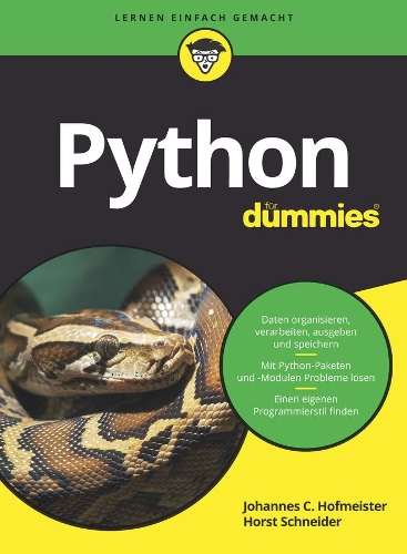 [object Object] «Python für Dummies», авторов Хорст Шнайдер, Йоханнес К. Хофмейстер - фото №1