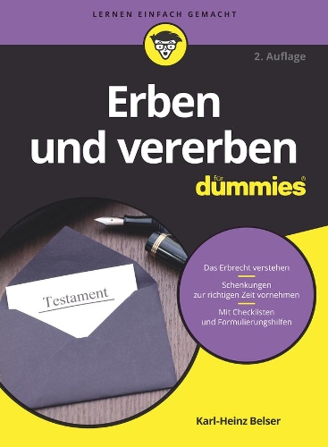 Бумажная книга «Erben und vererben für Dummies», автор Карл-Хайнц Белзер - фото №1