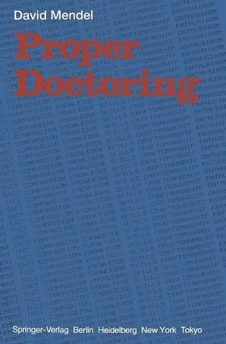 Бумажная книга «Proper Doctoring», автор Д. Мендель - фото №1