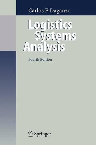 Паперова книга «Logistics Systems Analysis», автор Карлос Ф. Даганзо - фото №1