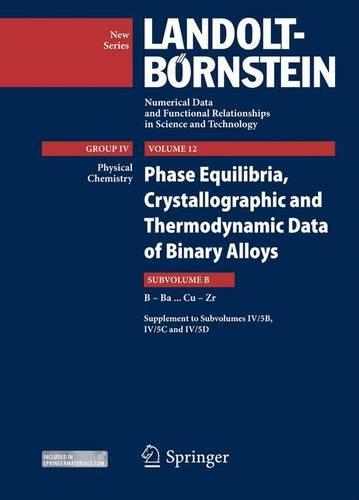 Бумажная книга «B-Ac...Cu-Zr: Supplement to IV/5B», автор Фелиситас Предел - фото №1