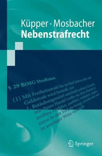 Паперова книга «Nebenstrafrecht», авторів Андреас Мосбахер, Георг Кюппер - фото №1