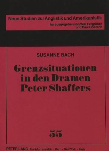 Паперова книга «Grenzsituationen in Den Dramen Peter Shaffers», автор Сюзанна Бах - фото №1