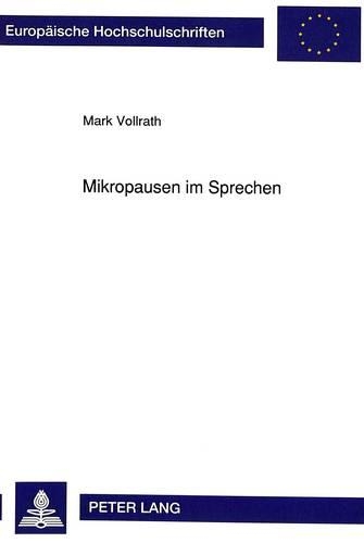 Бумажная книга «Mikropausen Im Sprechen: Apparative Registrierung Und Psychologische Bedeutung», автор Институт психологии - фото №1