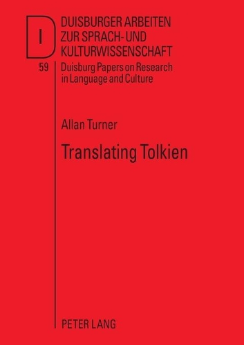 Паперова книга «Translating Tolkien: Philological Elements in The Lord of the Rings», автор Аллан Тернер - фото №1