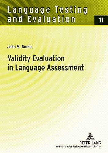 Паперова книга «Validity Evaluation in Language Assessment», автор Джон М. Норріс - фото №1
