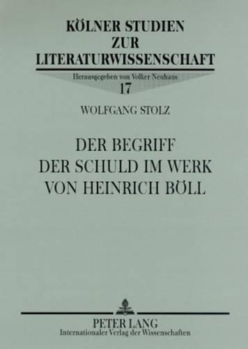 Паперова книга «Der Begriff Der Schuld Im Werk Von Heinrich Boell», автор Вольфганг Штольц - фото №1